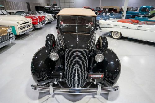 1936 cadillac series 85 v-12 fleetwood convertible sedan