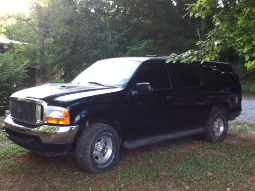 2000 ford excursion xlt sport utility 4-door, 4wd, black