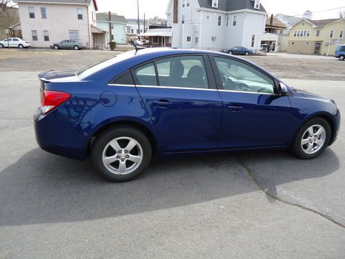 2012 chevrolet cruze lt 21k mileage auto blue 1.4 ecotec turbo