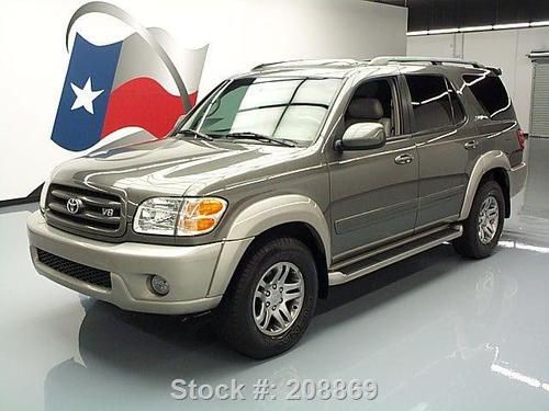 2004 toyota sequoia sr5 8-pass leather sunroof dvd 81k texas direct auto