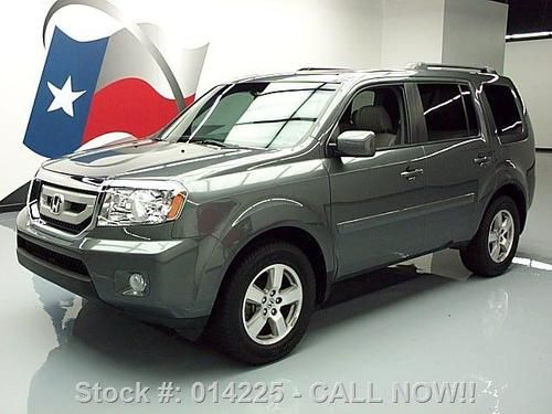 2011 honda pilot ex-l 8-pass leather sunroof dvd 32k mi texas direct auto