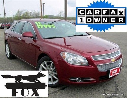 2011 malibu ltz 1-owner v6 heated leather remote start bluetooth bose 12889