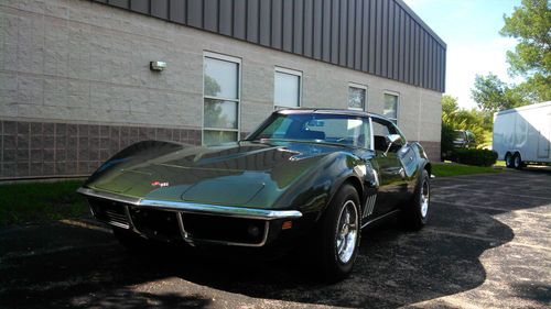 1969 corvette stingray matching #,350/350 h.p. w/factory air. 4 spd.perfect body