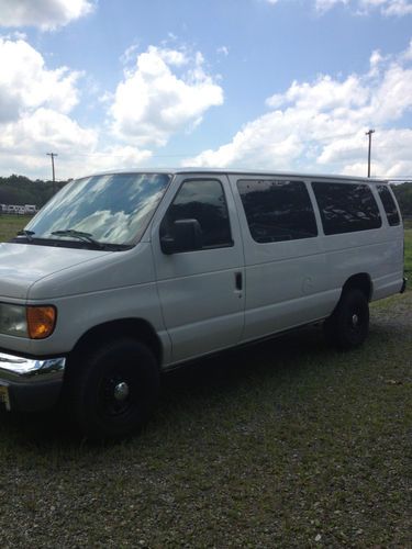 White,15 passenger van, excellent condition, 52,000 miles, 5.4 lv8, fr/rear air