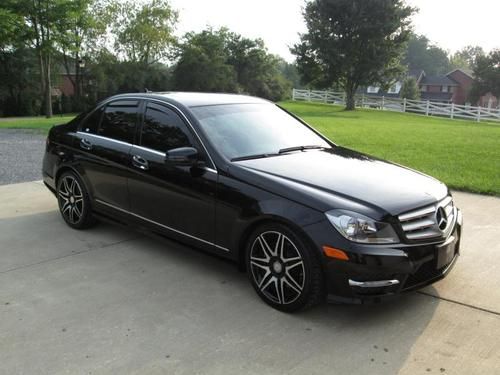 2013 mercedes benz c300 sport sedan 4matic amg package