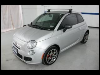 12 fiat 500 sport hatchback, 1.4l 4 cylinder, auto,cloth,pwr equip,clean 1 owner