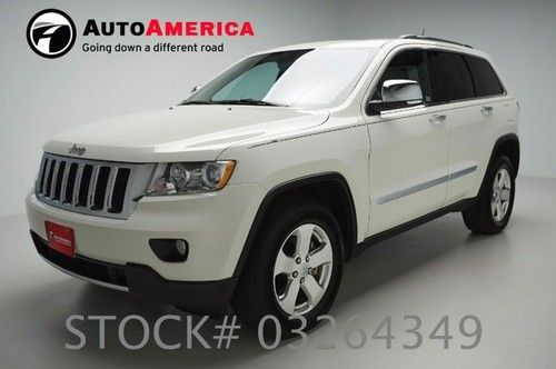 31k low miles 2012 jeep grand cherokee limited white leather sunroof