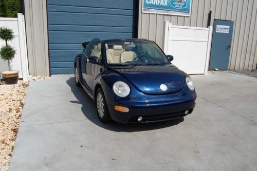 Warranty 2005 vw beetle gls 5 speed manual convertible 30 mpg 05 alloy cd