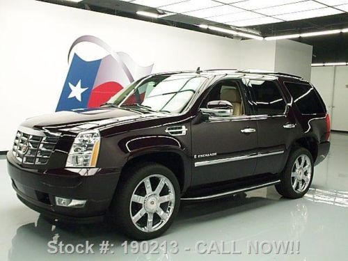 2009 cadillac escalade ultra awd sunroof nav dvd 45k mi texas direct auto