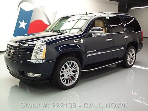 2008 cadillac escalade sunroof nav dvd rear cam 22&#039;s! texas direct auto