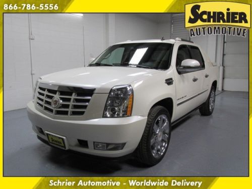 2010 cadillac escalade ext premium white awd bose aud navi rear dvd back up cam