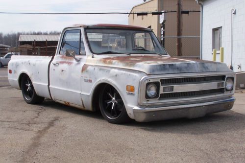 C10, patina, bagged, ls, 5.3l, big window, short bed, rat rod, hot rod