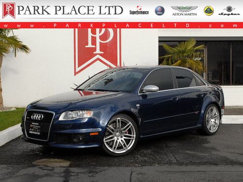 2007 audi rs4, mugello blue pearl, 6 speed manual