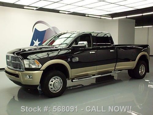 2011 dodge ram 3500 laramie longhorn 4x4 diesel drw 19k texas direct auto