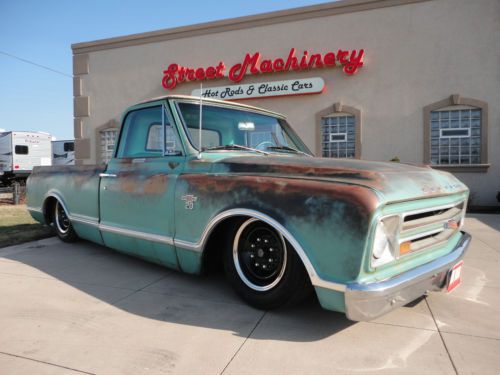 1967 c20 hotrod patina fresh build airride custom truck swb conversion fleet