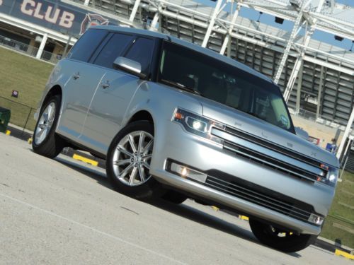 2013 ford flex limited 3.5l 18k like new htd lthr seats navigation xenon clear