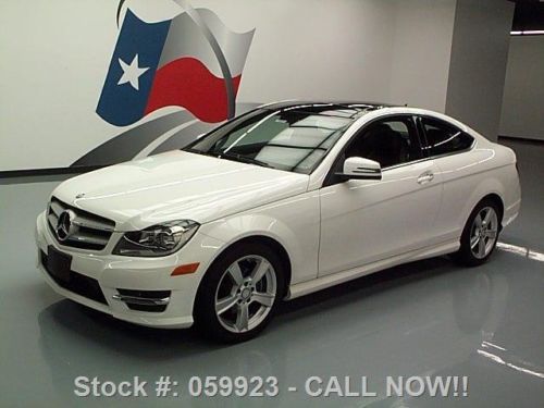 2013 mercedes-benz c250 p1 coupe pano sunroof nav 12k texas direct auto