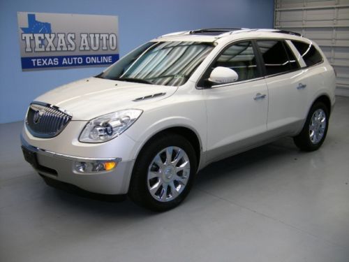 We finance!!  2012 buick enclave premium pano roof nav heated leather texas auto