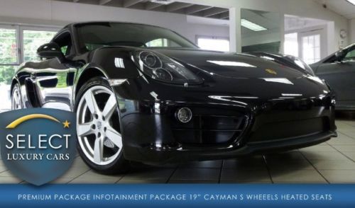 Loaded 1 owner cayman black nav prem  infotainment pkg 19 whls  power seats