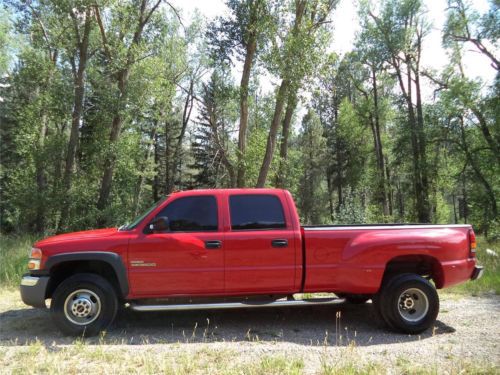 Super rare 2005 gmc crew cab duramax dually 6 speed manual transmssion