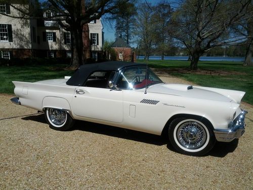 1957 t-bird thunderbird convertible