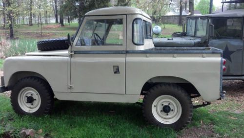 1966 land rover series iia 4x4 64k miles hard top