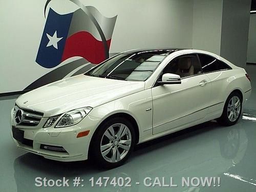 2012 mercedes-benz e350 p2 coupe pano sunroof nav 17k! texas direct auto