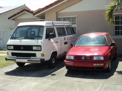 Vw vanagon westfalia tdi turbo diesel conversion project: includes donor vehicle