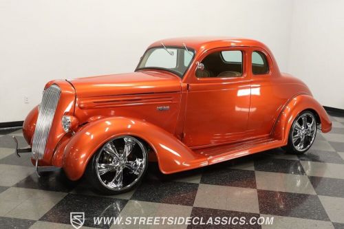 1936 plymouth 5-window coupe restomod