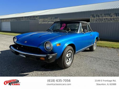 1978 fiat 1800 spider convertible