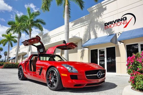 2013 mercedes-benz sls amg gt special edition! designo interior! le mans red!