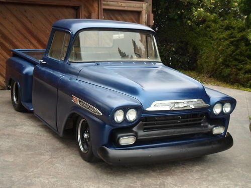 1959 chevy short bed step side hotrod rat rod cruiser v8 auto p/s p/b 3100  c10