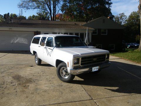 1979 chevrolet 2wd 3/4 ton suburban street rod