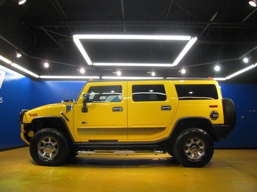 Hummer h2 suv 4wd navigation bose air suspension running boards heated seats