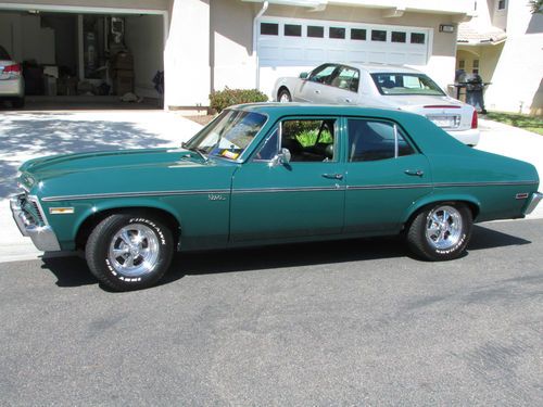 1972 chevrolet nova base sedan 4-door 5.0l