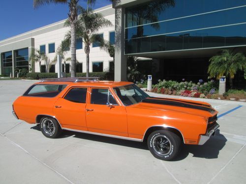 1970 chevrolet chevelle super sport wagon 350cu one of none! cool car