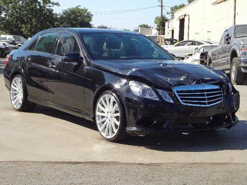 2010 mercedes-benz e350 salvage repairable rebuilder fixer only 32k miles runs!!