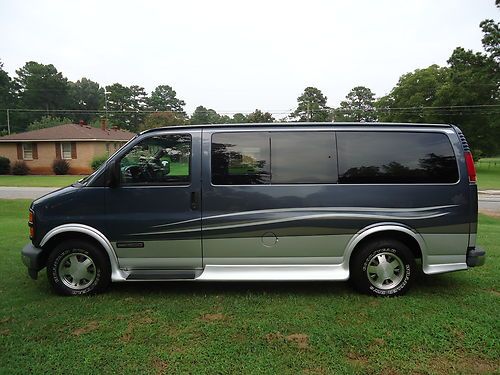 1999 gmc savana conversion van.  vision customs.  power rear seat.  low miles.