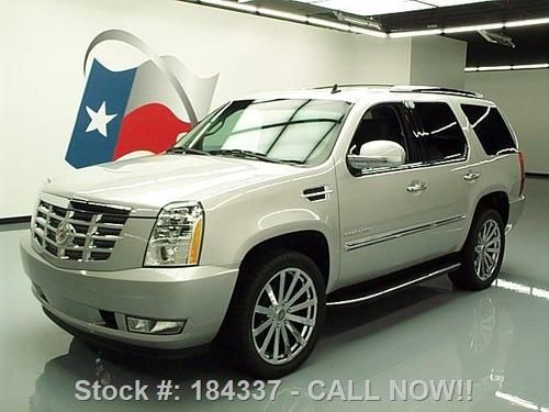 2010 cadillac escalade 7 pass nav rear cam 22's 26k mi texas direct auto