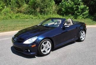 2005 mercedes slk 350 roadster capri blue 84k miles looks/runs grt no reserve