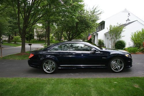 2008 mercedes-benz cl63 amg blue &amp; gray w/ black ash wood interior no reserve