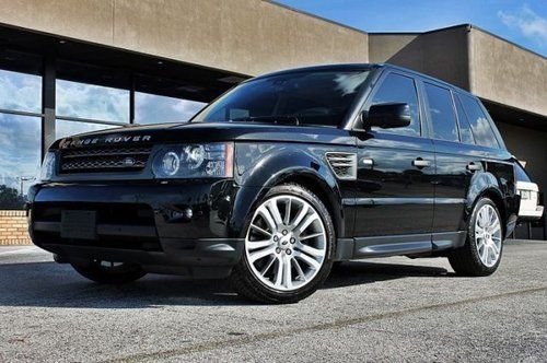 2010 land rover range rover sport hse sport utility 4-door 5.0l black loaded!