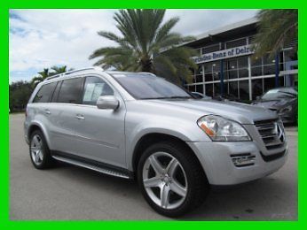 10 certified silver gl-550 4-matic 5.5l v8 awd 7-passenger suv *amg alloy wheels