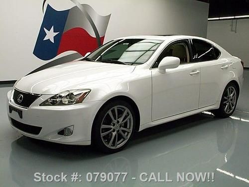 2008 lexus is250 sunroof climate seats paddle shift 64k texas direct auto