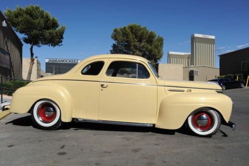 1940 plymouth coupe hot rod - ac &amp; heater - 350 v8 - nice interior -lake pipes !