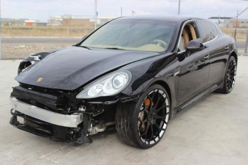 2010 porsche panamera s damaged salvage nice wheels loaded luxurious low miles!!