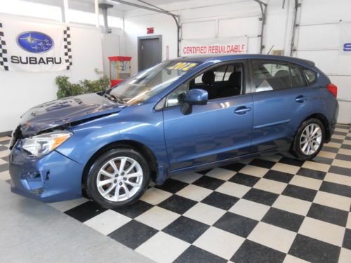 2012 subaru impreza premium 16k no reserve salvage rebuildable