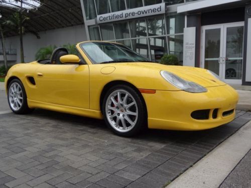 Yellow  manual 3.2l clean low miles convertible garage kept clean carfax