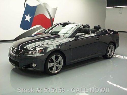 2011 lexus is250c convertible leather nav rear cam 18k texas direct auto