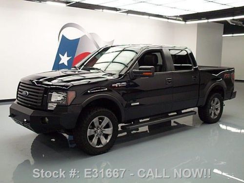 2012 ford f-150 fx4 crew 4x4 ecoboost sunroof nav 31k!! texas direct auto